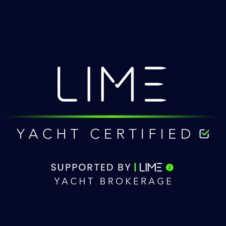 Yacht Certified by LIME Yachts and Yacht Brokerage